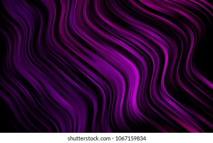 Dark Purple vector template with lava shapes. Colorful illustration in abstract marble style with gradient. The elegant pattern for brand book.