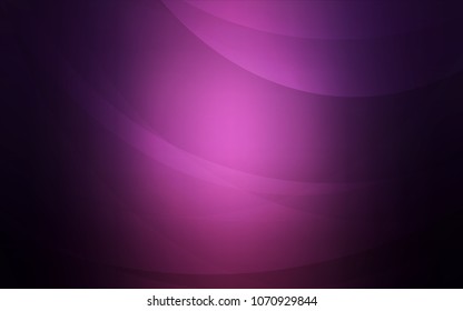 Dark Purple vector template with lava shapes. A sample with blurred bubble shapes. A completely new memphis design for your business.