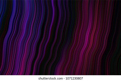 Dark Purple vector template with lava shapes. Shining crooked illustration in marble style. A completely new template for your business design.