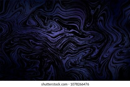 Dark Purple vector template with lava shapes. A completely new color illustration in marble style. A new texture for your  ad, booklets, leaflets.