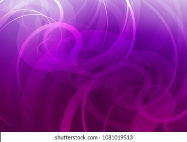Dark Purple vector template with lava shapes. Blurred geometric sample with gradient bubbles.  The elegant pattern for brand book.