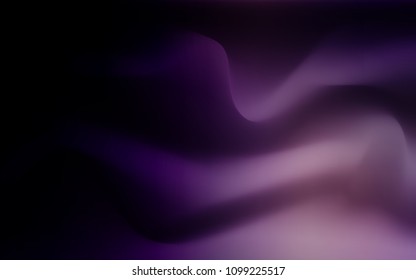 Dark Purple vector template with lava shapes. A sample with blurred bubble shapes. Brand-new design for your ads, poster, banner.