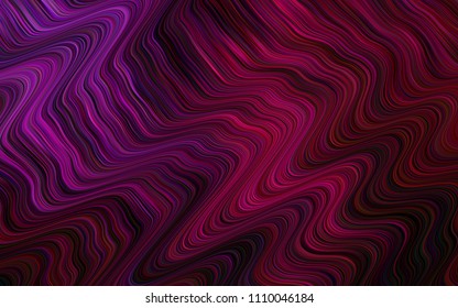 Dark Purple vector template with lava shapes. An elegant bright illustration with gradient. The best blurred design for your business.