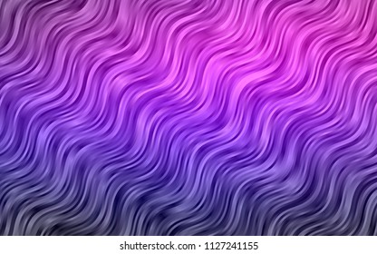 Dark Purple vector template with lava shapes. Colorful illustration in abstract marble style with gradient. The elegant pattern for brand book.