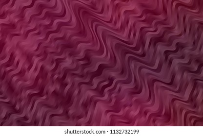 Dark Purple vector template with lava shapes. Shining crooked illustration in marble style. A completely new template for your business design.