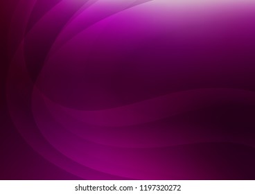 Dark Purple vector template with lava shapes. Glitter abstract illustration with wry lines. Textured wave pattern for backgrounds.