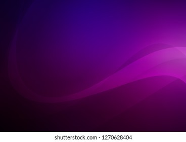 Dark Purple vector template with lava shapes. Modern gradient abstract illustration with bandy lines. Textured wave pattern for backgrounds.