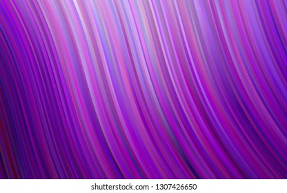 Dark Purple vector template with lava shapes. Blurred geometric sample with gradient bubbles.  A new texture for your  ad, booklets, leaflets.