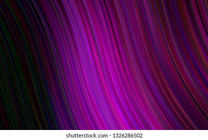 Dark Purple vector template with lava shapes. Geometric illustration in marble style with gradient.  New composition for your brand book.