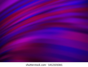 Dark Purple vector template with lava shapes. An elegant bright illustration with gradient. A completely new template for your business design.