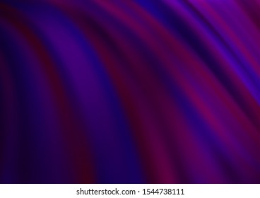 Dark Purple vector template with lava shapes. Blurred geometric sample with gradient bubbles.  The elegant pattern for brand book.