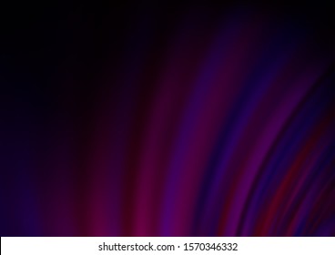Dark Purple vector template with lava shapes. Shining crooked illustration in marble style. Brand new design for your ads, poster, banner.