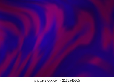 Dark Purple vector template with lava shapes. Colorful abstract illustration with gradient lines. Marble design for your web site.