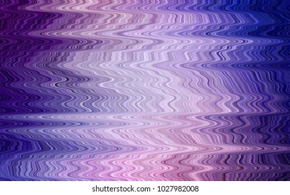 Dark Purple vector template with lines, ovals. Blurred geometric sample with gradient bubbles.  Marble design for your web site.