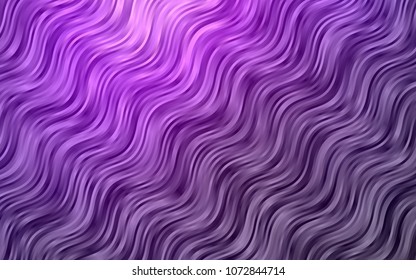 Dark Purple vector template with lines, ovals. Shining crooked illustration in marble style. New composition for your brand book.