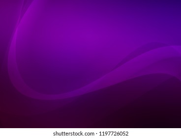 Dark Purple vector template with lines, ovals. Shining crooked illustration in marble style. The best blurred design for your business.