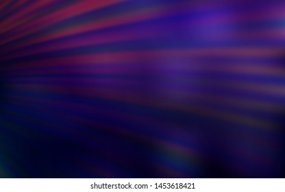 Dark Purple vector template with lines. Colorful illustration in abstract style with gradient. Brand new design for your ads, poster, banner.