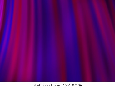 Dark Purple vector template with lines, ovals. Creative illustration in halftone marble style with gradient. A completely new template for your business design.