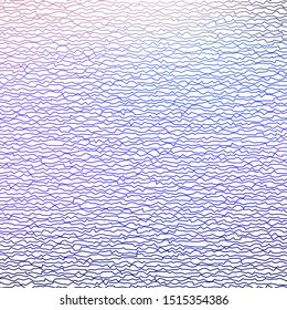 Dark Purple vector template with lines. Brand new colorful illustration with bent lines. Smart design for your promotions.