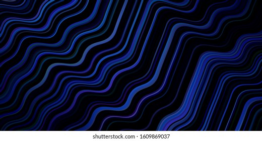 Dark Purple vector template with lines. Creative illustration in halftone style with gradient. A new texture for your  ad, booklets, leaflets.