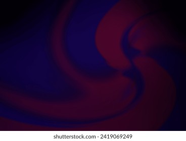 Dark Purple vector template with lines, ovals. Shining crooked illustration in marble style. Brand new design for your ads, poster, banner.