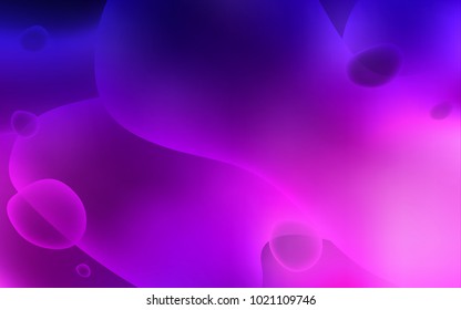 Dark Purple vector template with liquid shapes. Creative geometric illustration in memphis style with gradient. Textured wave pattern for backgrounds.