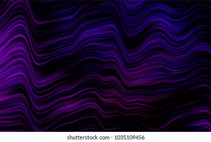 Dark Purple vector template with liquid shapes. Creative geometric illustration in marble style with gradient. Marble design for your web site.