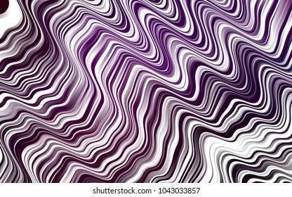 Dark Purple vector template with liquid shapes. Creative geometric illustration in marble style with gradient. A completely new marble design for your business.