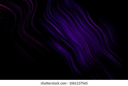 Dark Purple vector template with liquid shapes. Shining crooked illustration in marble style. Marble style for your business design.