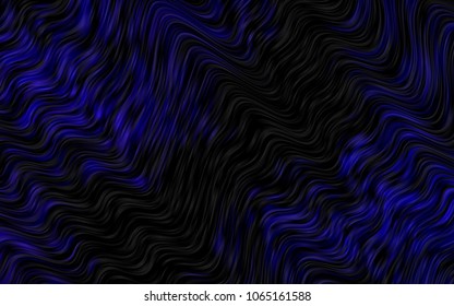 Dark Purple vector template with liquid shapes. Colorful abstract illustration with gradient lines. A completely new template for your business design.