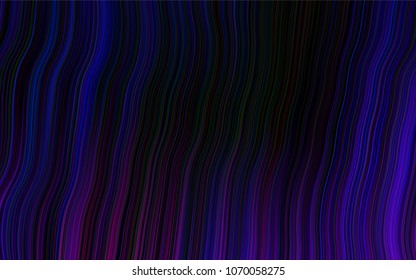 Dark Purple vector template with liquid shapes. An elegant bright illustration with gradient. The best blurred design for your business.