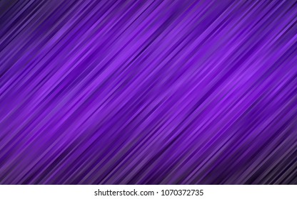 Dark Purple vector template with liquid shapes. Modern gradient abstract illustration with bandy lines. The best blurred design for your business.