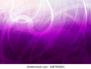 Dark Purple vector template with liquid shapes. Geometric illustration in marble style with gradient.  The best blurred design for your business.