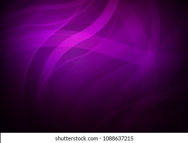 Dark Purple vector template with liquid shapes. Colorful illustration in abstract marble style with gradient. Brand new design for your ads, poster, banner.