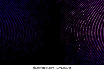 Dark Purple vector template with liquid shapes. Blurred geometric sample with gradient bubbles.  Textured wave pattern for backgrounds.