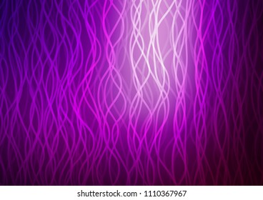 Dark Purple vector template with liquid shapes. A sample with blurred bubble shapes. Brand new design for your ads, poster, banner.