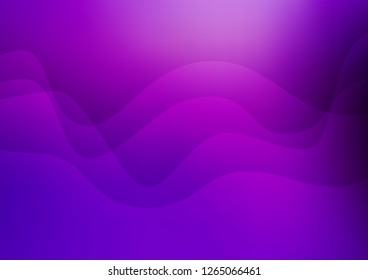 Dark Purple vector template with liquid shapes. Geometric illustration in marble style with gradient.  Marble design for your web site.