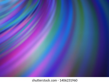 Dark Purple vector template with liquid shapes. A completely new color illustration in marble style. A completely new marble design for your business.