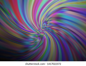 Dark Purple vector template with liquid shapes. Glitter abstract illustration with wry lines. Marble design for your web site.