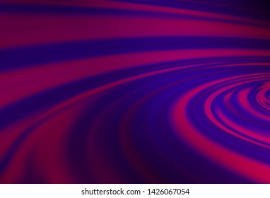 Dark Purple vector template with liquid shapes. Geometric illustration in marble style with gradient.  Marble style for your business design.