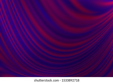 Dark Purple vector template with liquid shapes. Creative illustration in halftone marble style with gradient. New composition for your brand book.
