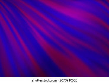 Dark Purple vector template with liquid shapes. Creative geometric illustration in marble style with gradient. A completely new template for your business design.