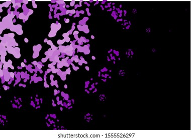 Dark Purple vector template with memphis shapes. Modern abstract illustration with colorful random forms. Best smart design for your business.