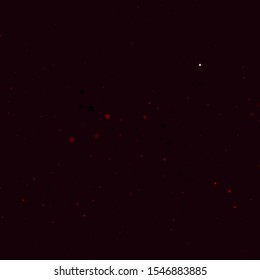 Dark Purple vector template with neon stars. Colorful illustration with abstract gradient stars. Pattern for websites, landing pages.
