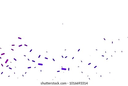 Dark Purple vector template with repeated sticks. Capsules on blurred abstract background with gradient. The template can be used as a background.