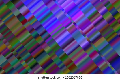 Dark Purple vector template with repeated sticks. Shining colored illustration with narrow lines. Smart design for your business advert.