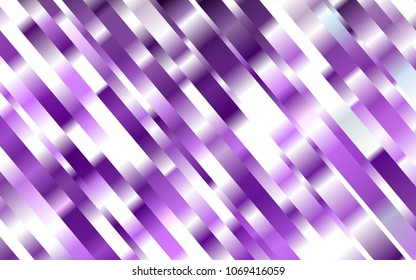 Dark Purple vector template with repeated sticks. Modern geometrical abstract illustration with staves. The template can be used as a background.