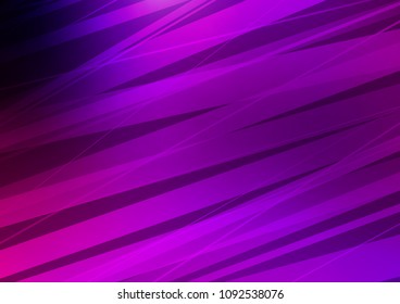Dark Purple vector template with repeated sticks. Decorative shining illustration with lines on abstract template. The pattern can be used for websites.