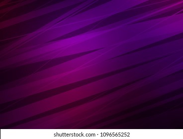 Dark Purple vector template with repeated sticks. Glitter abstract illustration with colored sticks. Best design for your ad, poster, banner.