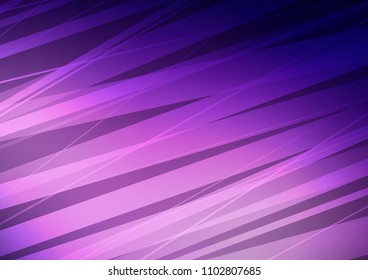 Dark Purple vector template with repeated sticks. Blurred decorative design in simple style with lines. The pattern can be used as ads, poster, banner for commercial.